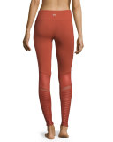 Moto Full-Length Sport Leggings, Sunbaked Glossy