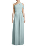 Chloe One-Shoulder Chiffon Gown