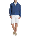 Regatta Contrast-Collar Polo Shirt, Optical White