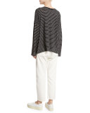 Relaxed Boat-Neck Sweater