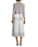 Open-Front Short Cardigan, MiIkwood