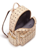 Stark Men's Side Stud Medium Backpack, Beige