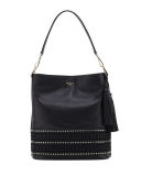 basset lane cobie embroidered shoulder bag