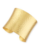 24k Gold-Dipped Grecian Hammered Cuff