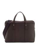 Hampstead Leather Document Briefcase, Brown