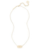 Brie Statement Necklace in Yellow Gold Plate