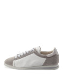 Men's Ares Suede & Canvas Running Sneaker