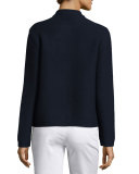 Ross Buckle-Front Merino Cardigan