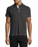 Pensacola Mini-Stripe Polo Shirt