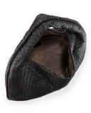 Veneta Intrecciato Maxi Hobo Bag, Black