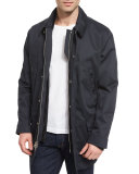 3-in-1 Twill Field Coat, Navy