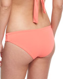 Starfish Hue Reversible Hipster Swim Bottom, Orange