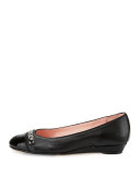 Paola Leather Flat