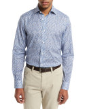 Quindici Sport Shirt, Bright Blue 