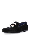 Karlito Formal Evening Slipper, Black