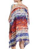 Playa Half-Sleeve Embellished Coverup, Luxor