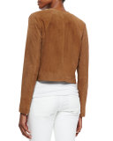 Perforated Suede Jacket