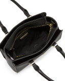 Robinson Micro Zip-Top Tote Bag, Black