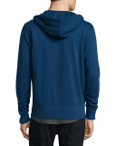 French Terry Front-Zip Hoodie