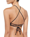 Nikki Lace-Up Swim Top