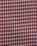 Jenno Slim-Fit Tonal-Herringbone Dress Shirt, Burgundy