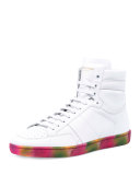 SL/10H High-Top Sneaker w/Tie-Dye Sole