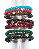 Beaded Bracelet Sets with Charms