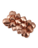 Rose Gold-Plated Stretch Bead Bracelets, Set of 3