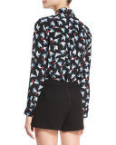 Willa Dove & Heart Print Shirt