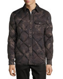 Mallory Down Shirt Jacket, Camo