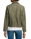 The Shipyard Button-Front Jacket, Army Green