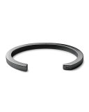Ipsum Rhodium-Plated Cuff Bracelet