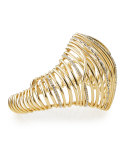 Orbital Crystal Cuff Bracelet