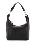 Le Foulonne Small Hobo Bag, Black