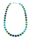 925 Rock Candy Wonderland Tennis Necklace in Taffeta, 16"