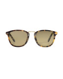 Franklin Polarized Acetate Sunglasses, Blonde Tortoise