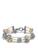 Dot Three-Row Multi Station Bracelet
