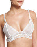 Présage Lace Wireless Bralette, Milk