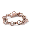 Rose Glamazon Smooth Link Bracelet