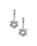 Modern Baguette Crystal Earrings