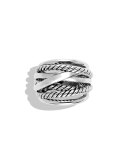 Crossover Wide Ring
