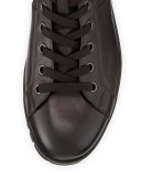 Leather Lugged Hiking Boot, Brown