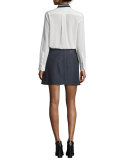 Siggy Denim Mini Skirt, Indigo