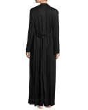 Charisma Lace-Trimmed Nightgown, Black