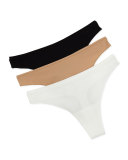 Allure Flat-Seam Jersey Thong