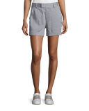 Linen-Blend Shorts