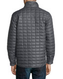 Reyes Thermoball Quilted Shirt Jacket, Dark Gray