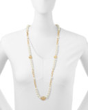 Tilde Logo Rosary Necklace