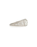Estate Art Deco Two-Stone Diamond Ring, Size 7