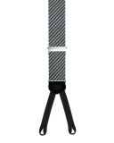 Formal Diagonal Braces, Black/Silver